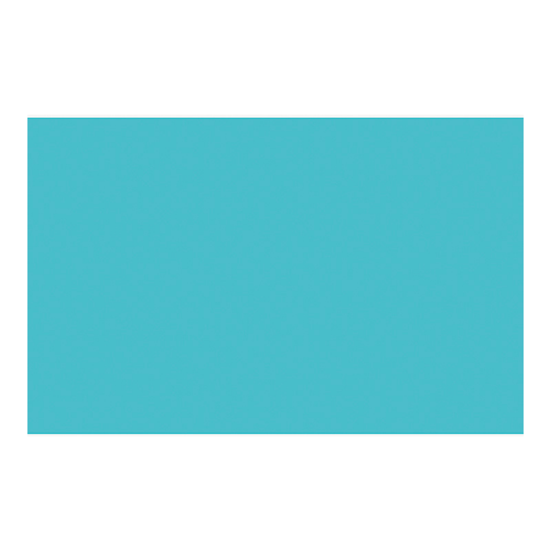 Terrific Teal Plastic Table Cover