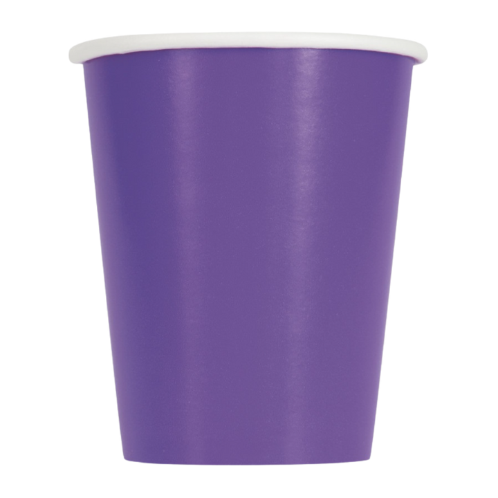 Unique Colorful Assorted Paper Cups - 2 Pack Options