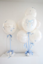 Elegant Elegant Fleur De Bleu Personalized Balloons