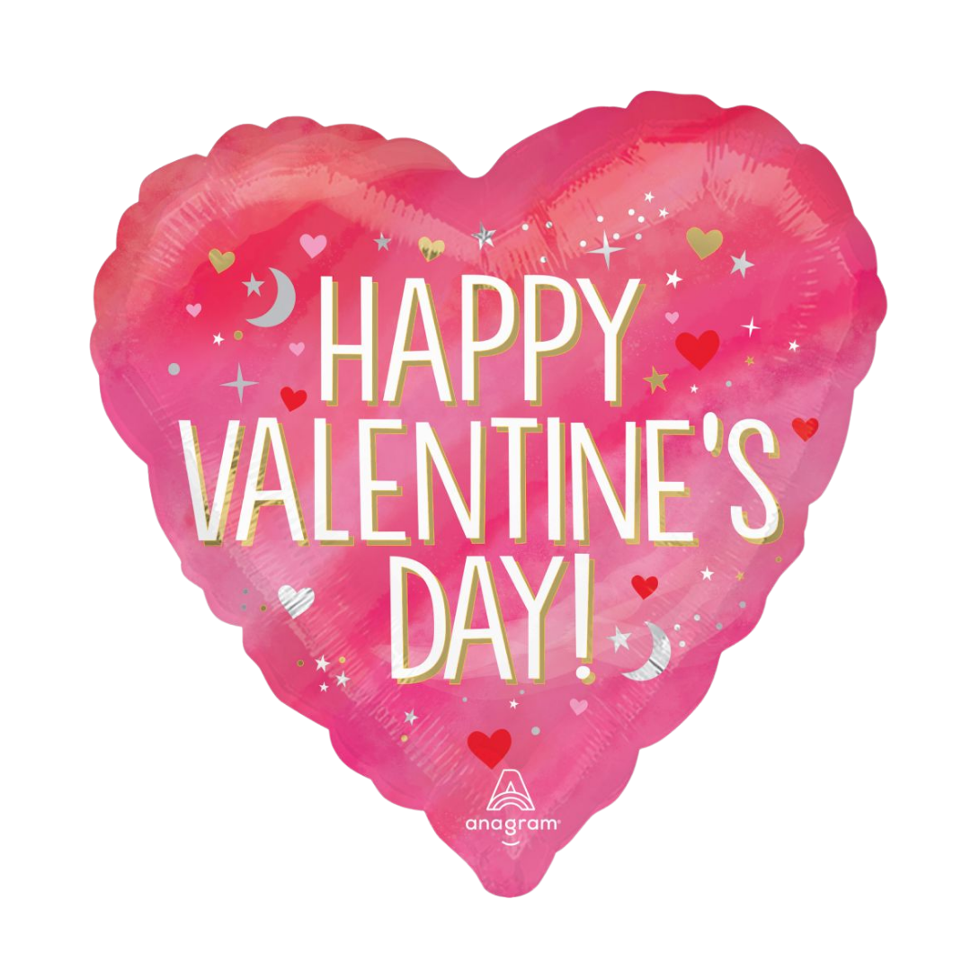 Red and Pink Infinitely Valentine Foil Balloon, 18in