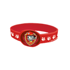Red Paw Patrol bracelet with Marshall character badge kids birthday from Parte Haus party supply store in Bethesda MD