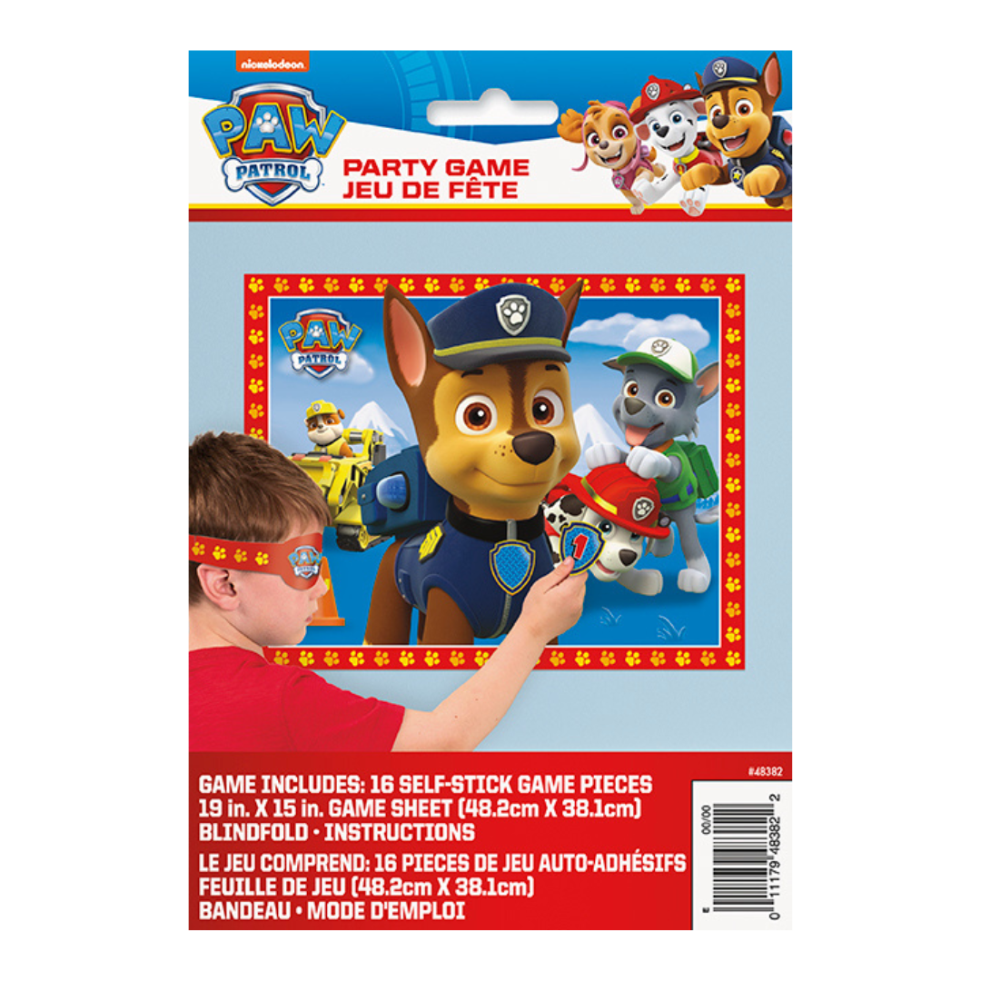 Multicolor Paw Patrol party game with cartoon dog characters for birthday from Parte Haus party supply store in Bethesda MD