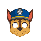 brown blue Paw Patrol character mask for kids birthday from Parte Haus party supply store in Bethesda Maryland