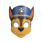Blue and brown dog face mask cartoon style for kids birthday from Parte Haus party supply store in Bethesda MD