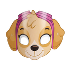 Brown and pink dog character mask for kids birthday from Parte Haus party supply store in Bethesda Maryland