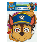 Multicolor Paw Patrol paper masks with cartoon puppy faces for kids birthday from Parte Haus party supply store in Bethesda MD.