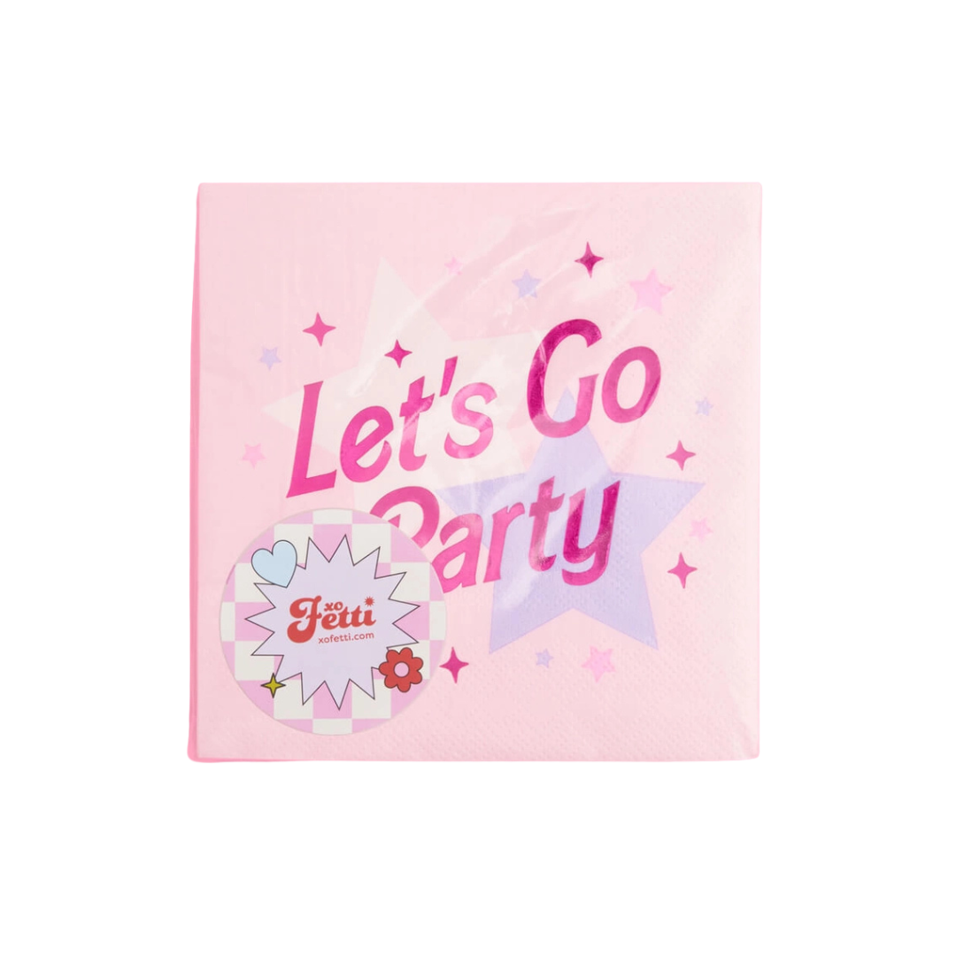 Pink Barbie Bachelorette Party Napkins