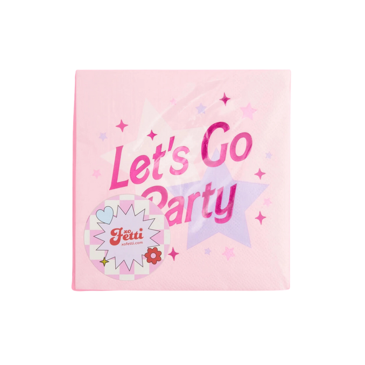 Pink Barbie Bachelorette Party Napkins