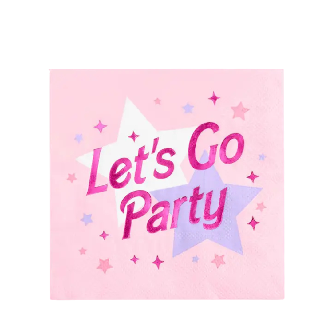 Pink Barbie Bachelorette Party Napkins