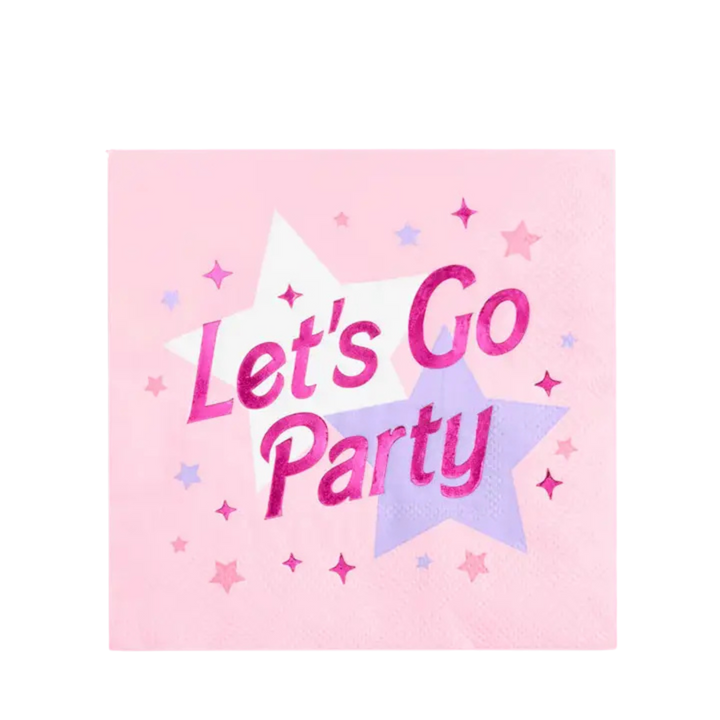 Pink Barbie Bachelorette Party Napkins
