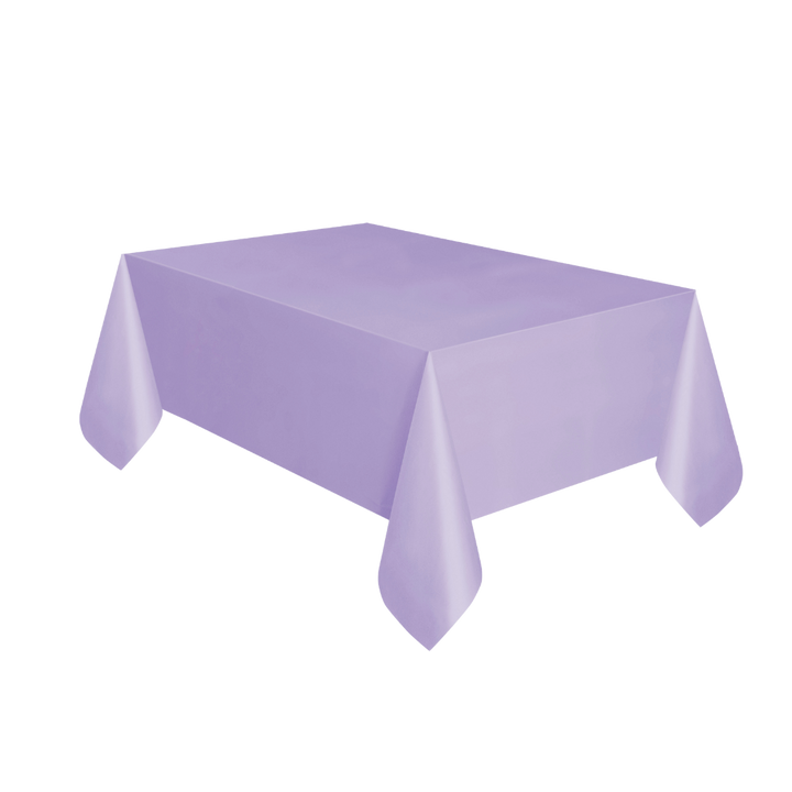 Lavender Plastic Table Cover