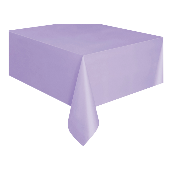Lavender Plastic Table Cover