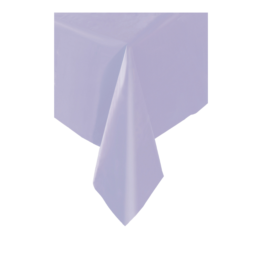 Lavender Plastic Table Cover