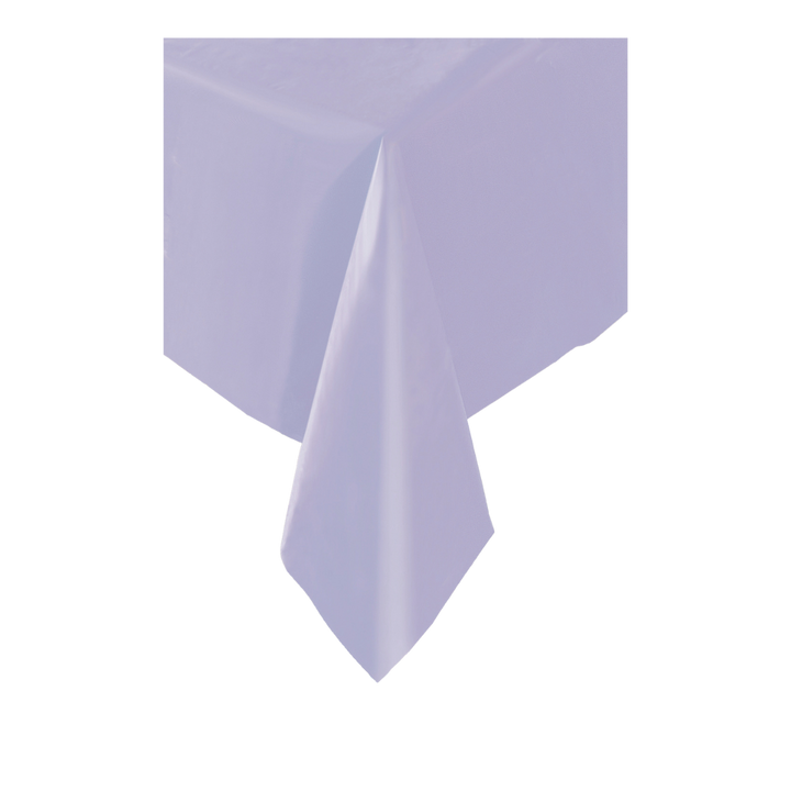 Lavender Plastic Table Cover