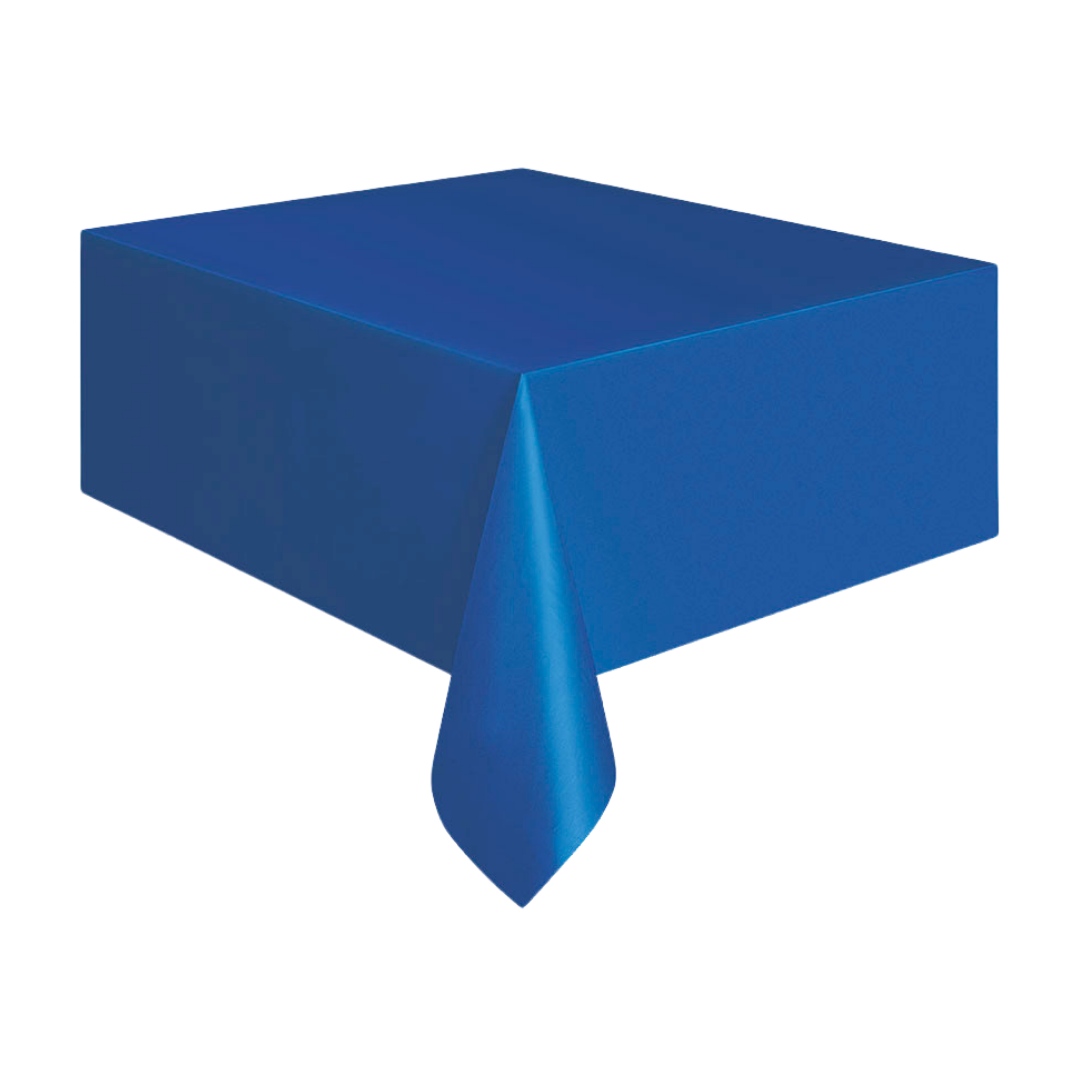 Royal Blue Plastic Table Cover