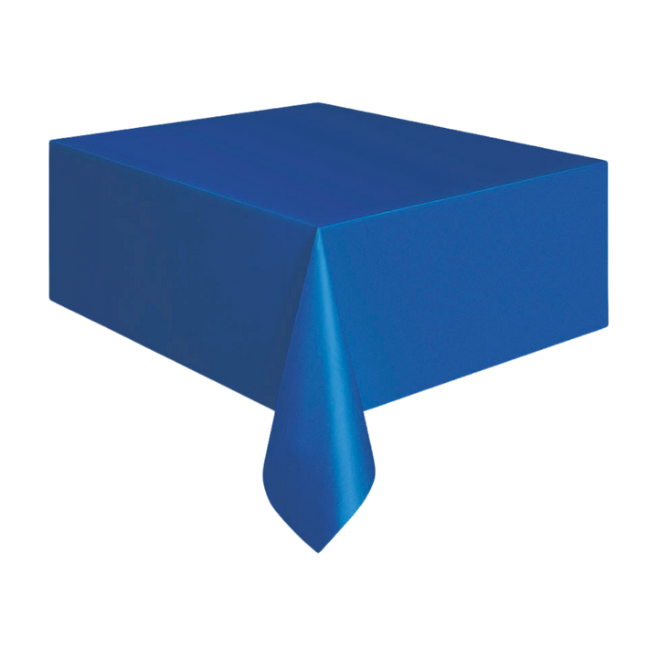 Royal Blue Plastic Table Cover