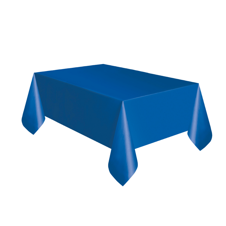 Royal Blue Plastic Table Cover