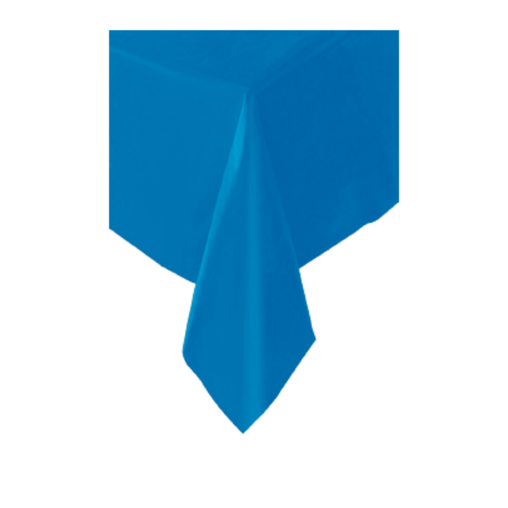 Royal Blue Plastic Table Cover