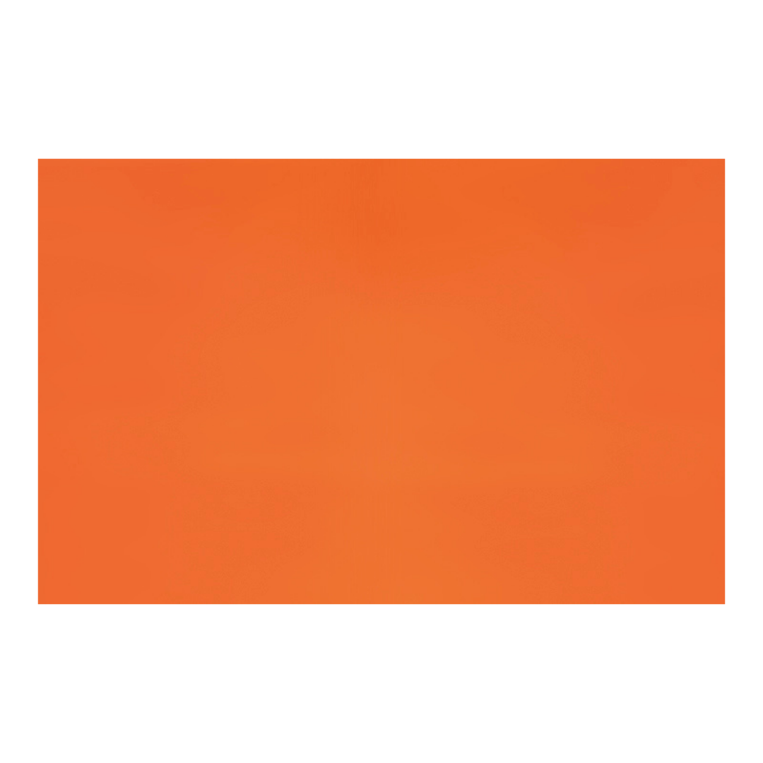 Pumpkin Orange Plastic Table Cover