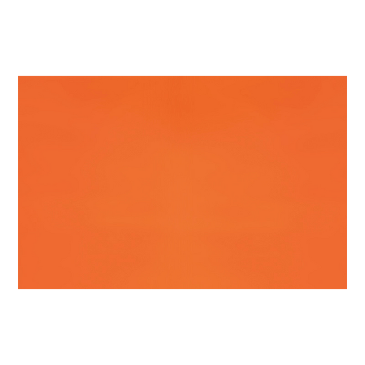 Pumpkin Orange Plastic Table Cover