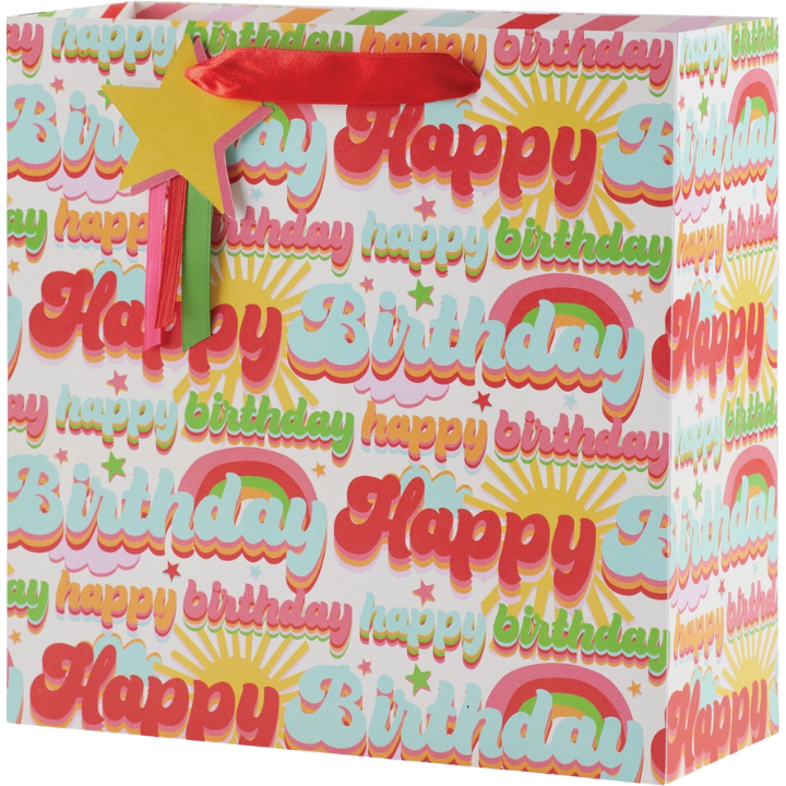 Birthday Groove Gift Bag - (6pk)
