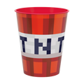Red TNT plastic cup pixelated video game design for birthday from Parte Haus party supply store in Bethesda MD