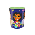 Purple Encanto plastic cup with cartoon characters for birthday from Parte Haus party supply store in Bethesda MD