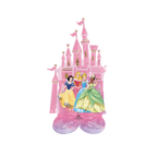 Pink Disney Princess castle foil balloon for birthday from Parte Haus party supply store in Bethesda MD