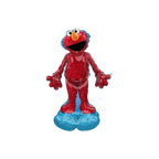 Red Elmo foil balloon shaped like character for kids birthday from Parte Haus party supply store in Bethesda Maryland