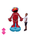 Red Elmo foil balloon over 3 feet tall for kids birthday from Parte Haus party supply store in Bethesda MD