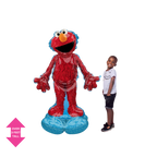 Red Elmo foil balloon over 3 feet tall for kids birthday from Parte Haus party supply store in Bethesda MD