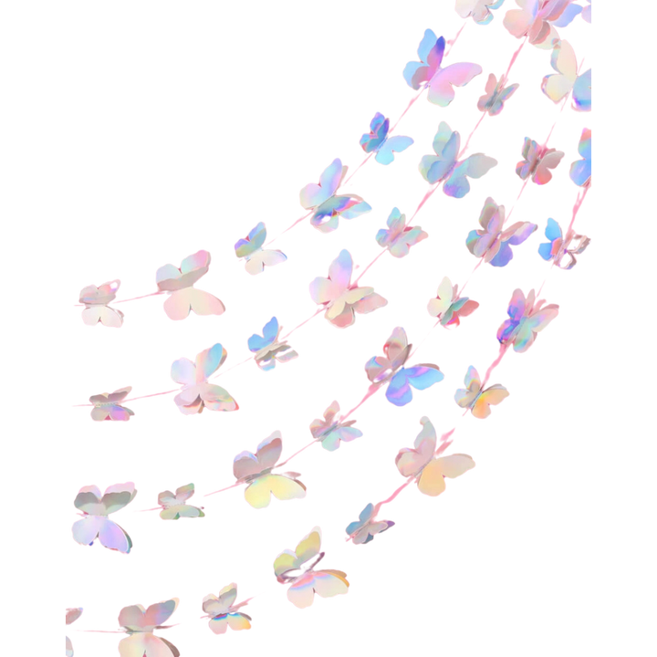Iridescent Butterfly Garland