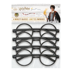Black novelty glasses set Harry Potter theme from Parte Haus party supply store in Bethesda Maryland