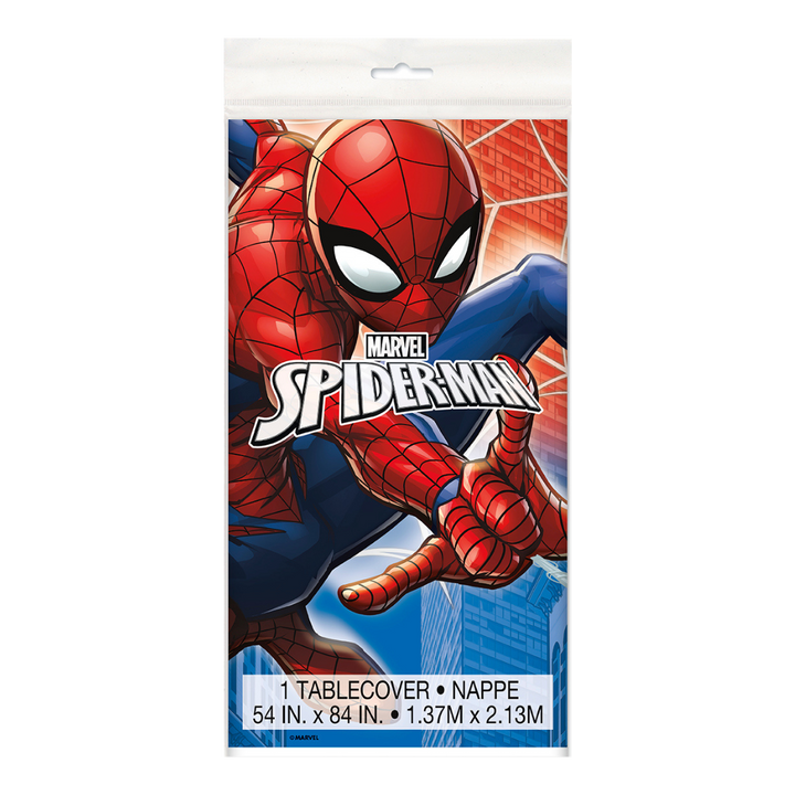Red Spider-Man Plastic Tablecover