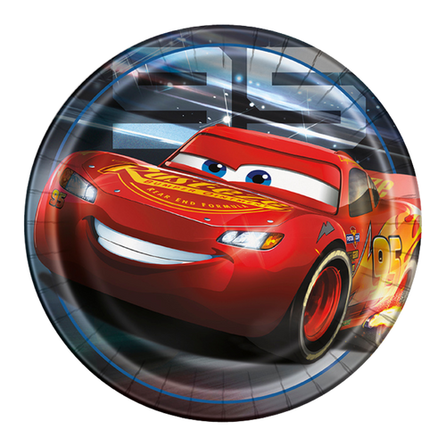 Red Cars balloon with Lightning McQueen character for kids birthday from Parte Haus party supply store in Bethesda Maryland