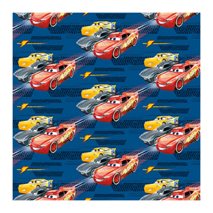 Blue Cars Gift Wrap Roll