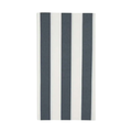 Midnight Blue and White Cabana Stripe Guest Napkins