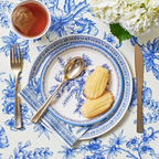 Blue French Toile Large Plate
