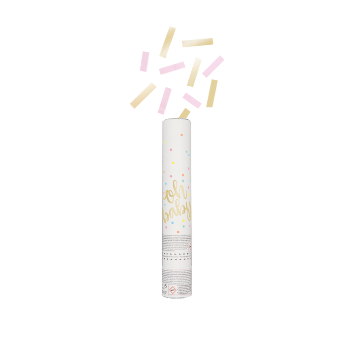 Pink & Gold Confetti Cannon