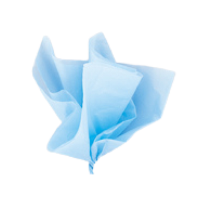 Baby Blue Tissue Paper, 10 Sheets