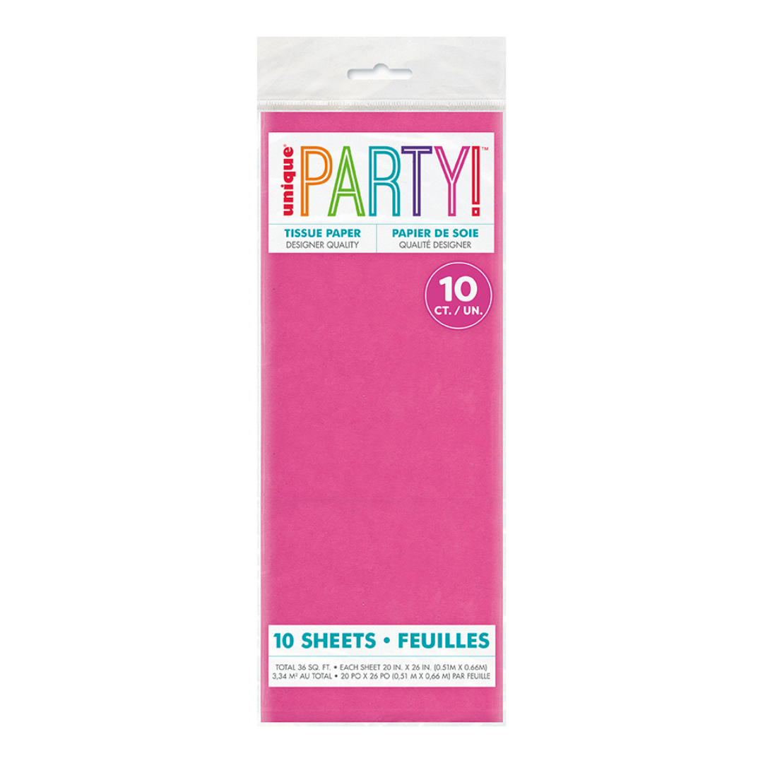 Pink Tissue Paper, 10 Sheets