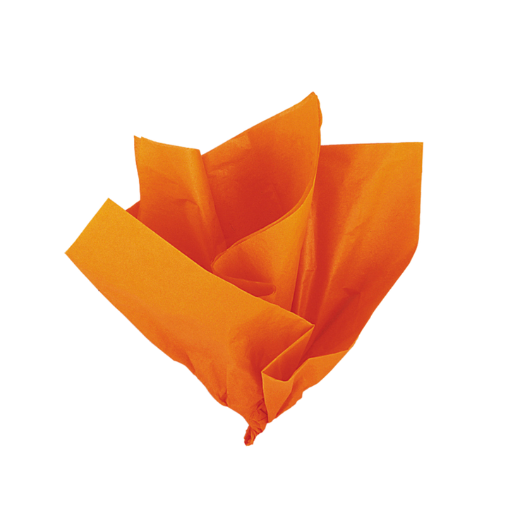 Orange Tissue Paper, 10 Sheets
