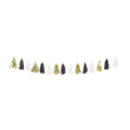 Black gold and white tassel garland banner for celebration decor from Parte Haus party supply store in Bethesda MD