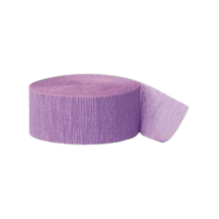 Lavender Crepe Streamers