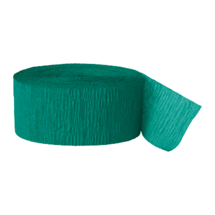 Emerald Green Crepe Streamers