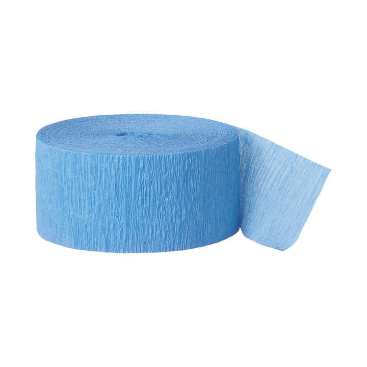 Baby Blue Crepe Streamers