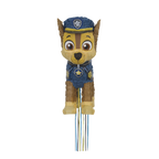 Blue and brown dog pinata shaped like a police dog kids birthday from Parte Haus party supply store in Bethesda MD