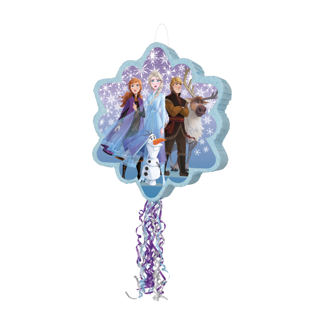 Frozen Shaped Drum Pull Piñata 