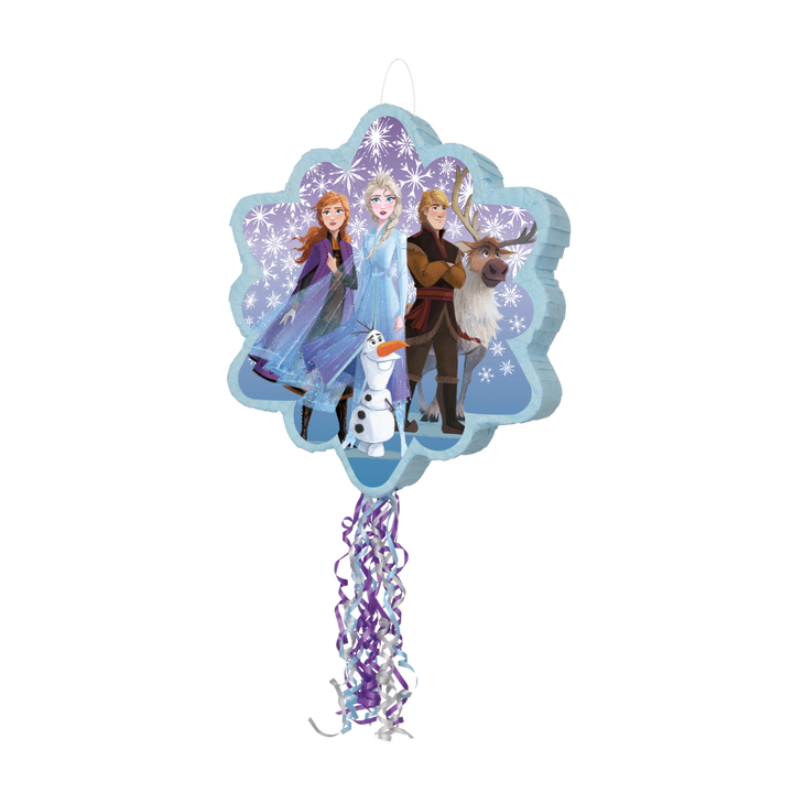 Frozen Shaped Drum Pull Piñata 