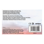 White Frozen themed product packaging with safety instructions from Parte Haus party supply store in Bethesda Maryland